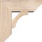 Ekena Millwork Imperial Slat Smooth Bracket w/ Offset Brace, Douglas Fir, 7 1/2"W x 20"D x 20"H BKT0806X20X20IMP06SDF - alternate 3